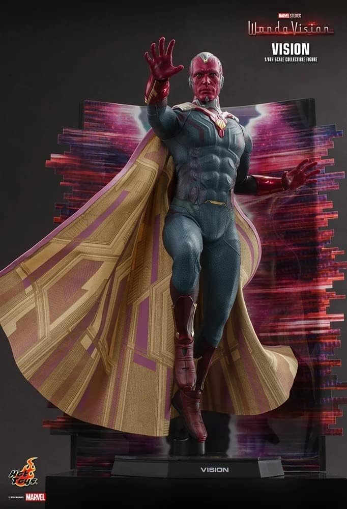  HOT TOYS Wanda Vision TV MASTERPIECE VISION Skala 1/6 Figure Vision yang Menakjubkan! 