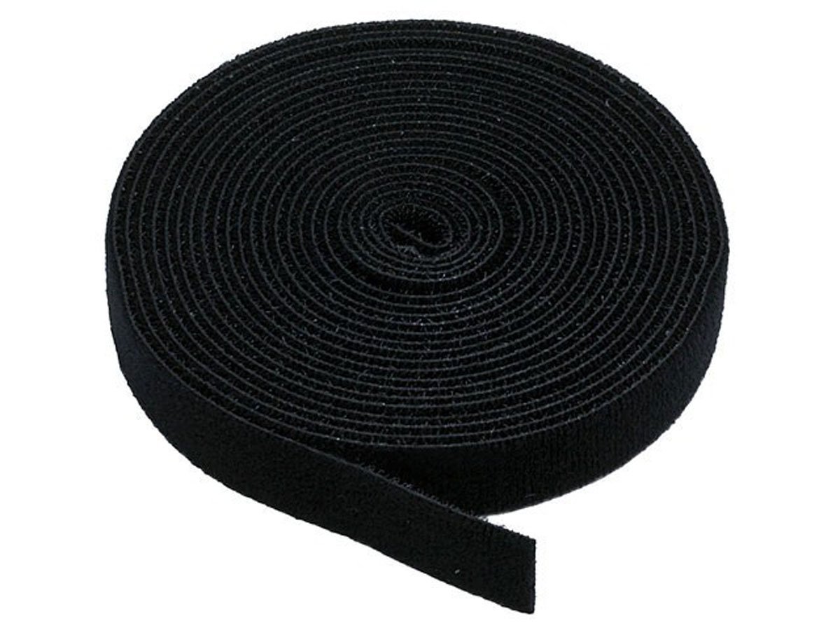 iMBAPrice 5 Yard Cable Fastening Tape with .75 inch Hook (Black)