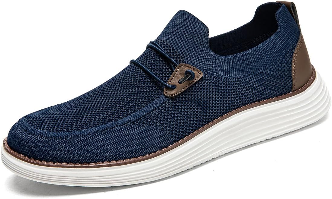 VGPSFN Mens Loafers Slip On Walking Shoes Sneaker Gym Sports Running Shoes Lightweight Work Shoes Soft Penny Driving Shoes