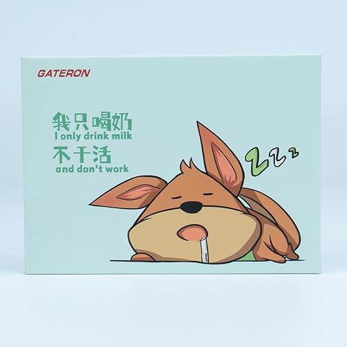 Miniatura 7 de GATERON Baby Kangaroo 2.0 Interruptores de teclado, LED RGB táctiles pesados, 5 pines, verde, 0.866 in, resorte de doble etapa, prelubricado de