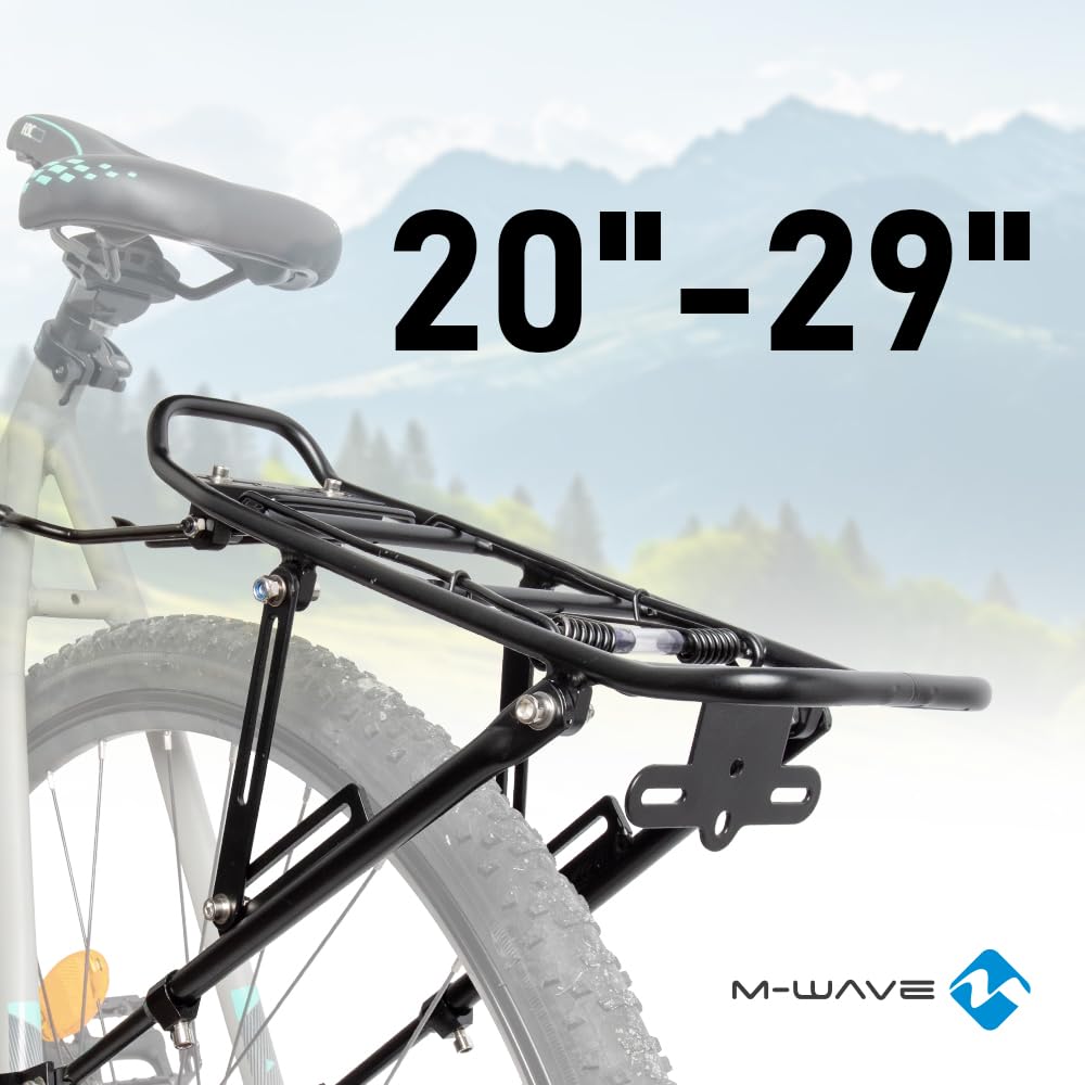 Porte-Bagages M-Wave 440174 One-4-All, 20 » -29 », Aluminium, Noir