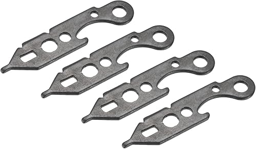 PATIKIL Herramienta de llave de dardos, paquete de 4 cabezales de dardos para ejes de aluminio, puntas de dardos