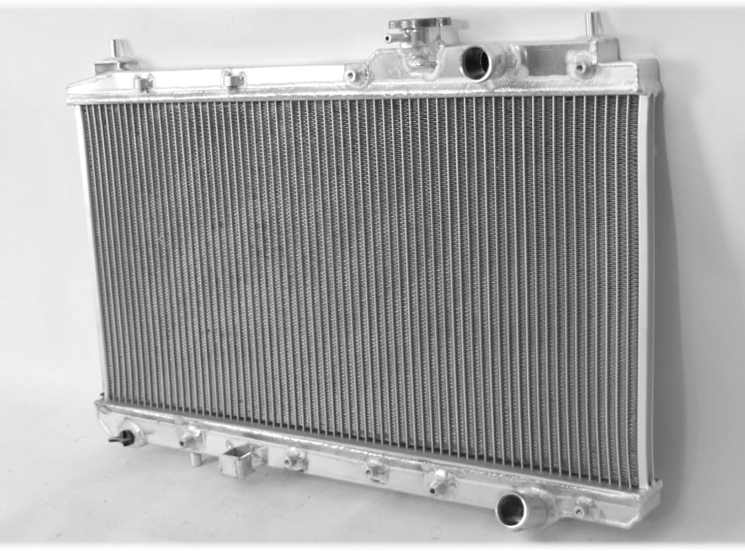 Compatible with Honda CR-V SE EX LX 4-Door 2.0L etc 1997-2001 1998 2000 Aluminum Radiator, silver