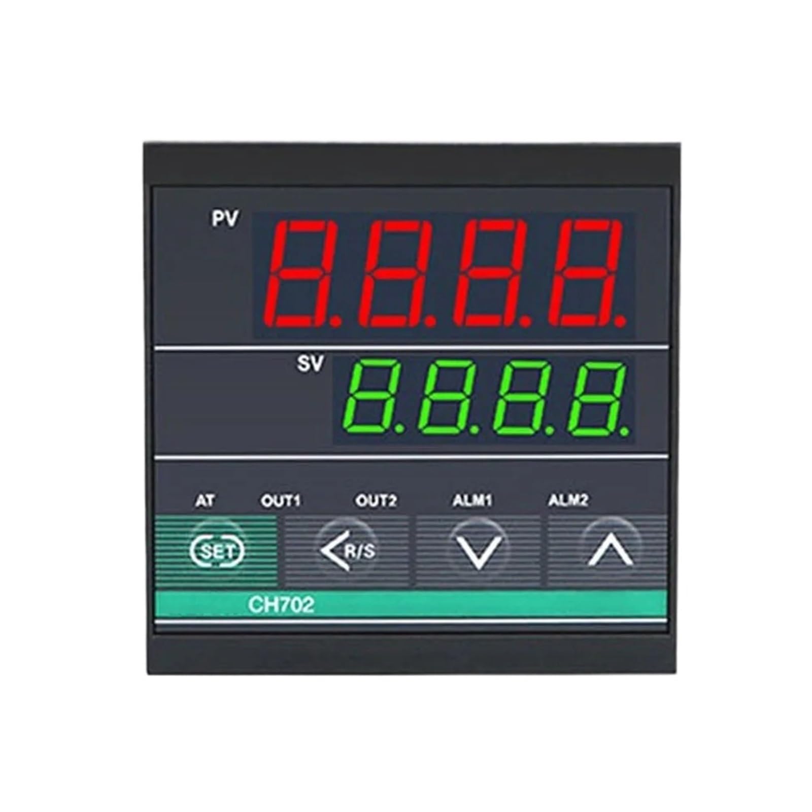 Thermostat intelligent REX-CH702FK02-MV*AB avec 2 sorties et double alarme PID