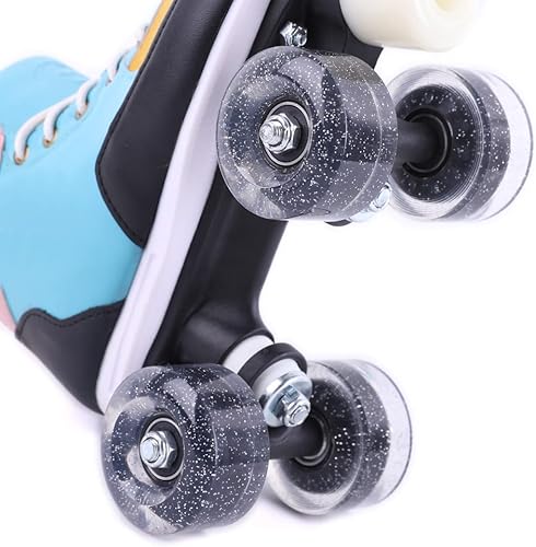 Miniatura 5 de Paquete de 4 ruedas de 2.283 x 1.260 in de dureza 82A, ruedas de patines cuádruples, ruedas de repuesto, ruedas de patín personalizadas, adecuadas