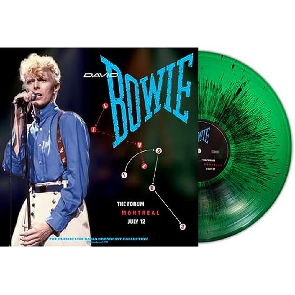 Bowie David - Live At The Forum Montreal 1983 (Green/Black Splatter Vinyl)