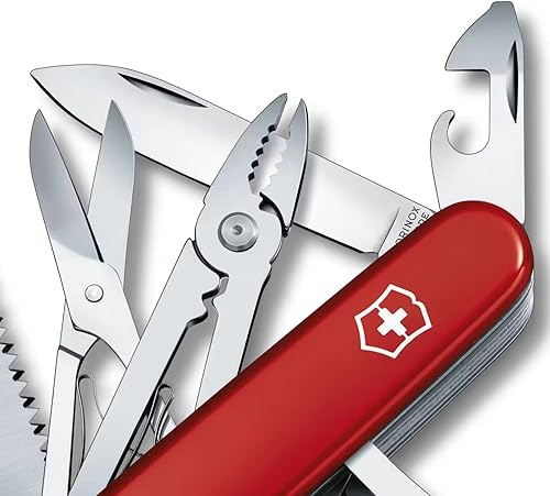 Miniatura 4 de VICTORINOX 1.3773 Handyman Swiss Army Knife, Cuchillo multifuncional, DIY con alicates, multiherramienta suiza con 24 funciones
