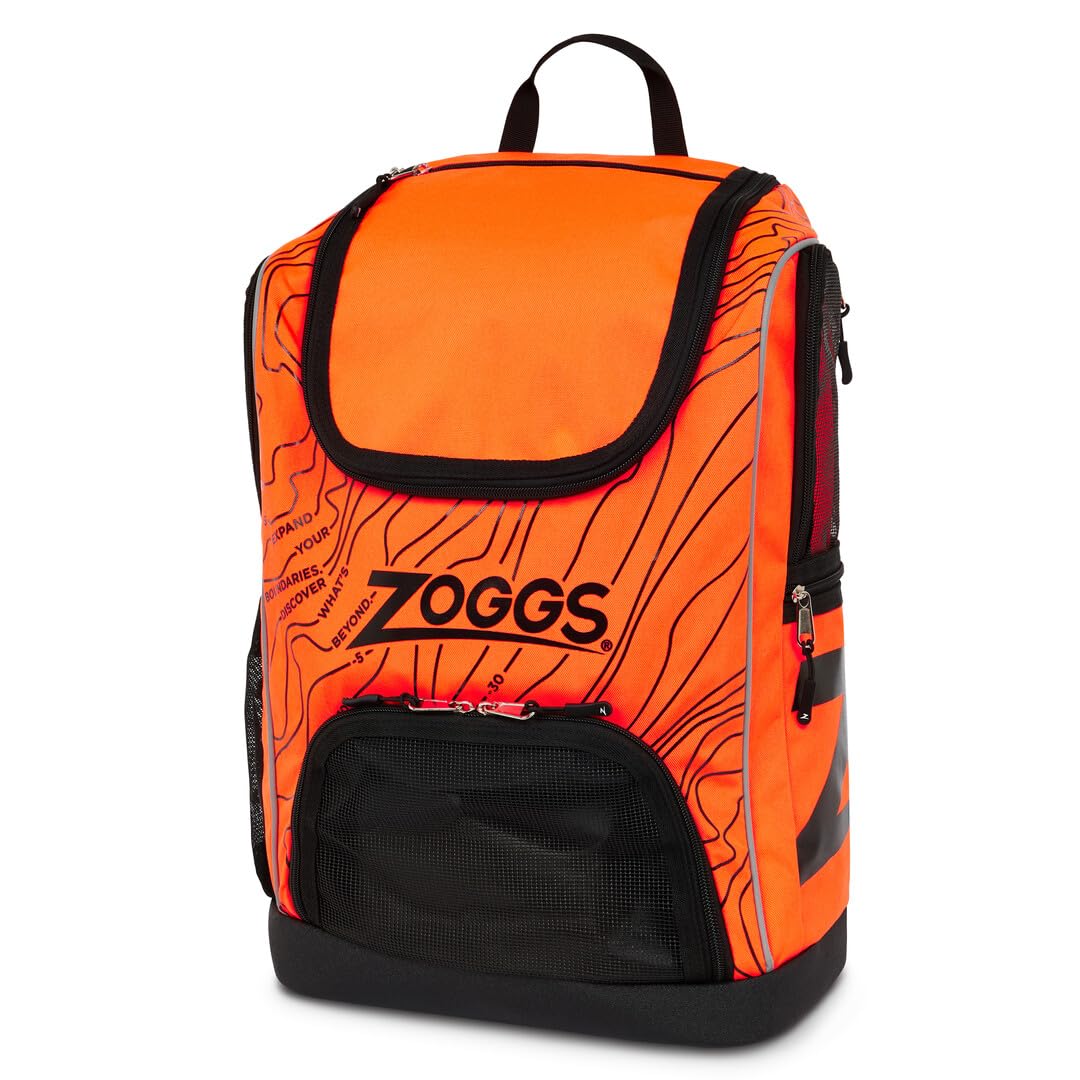 Zoggs Planet R-PET Backpack 33 Orange/Black