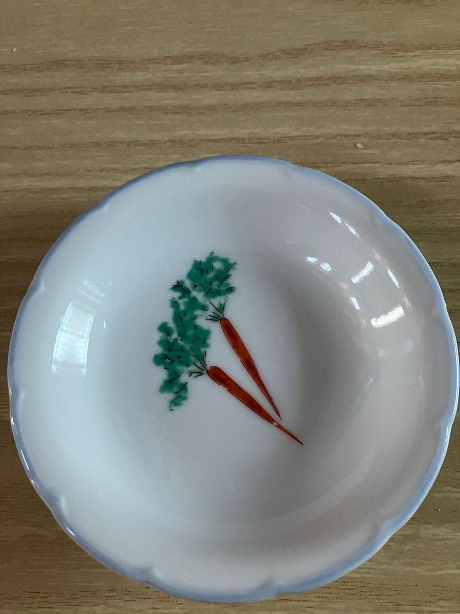 Amazon | 有田焼 野菜の絵付けがかわいい小皿5個セット 和食器 | ノー