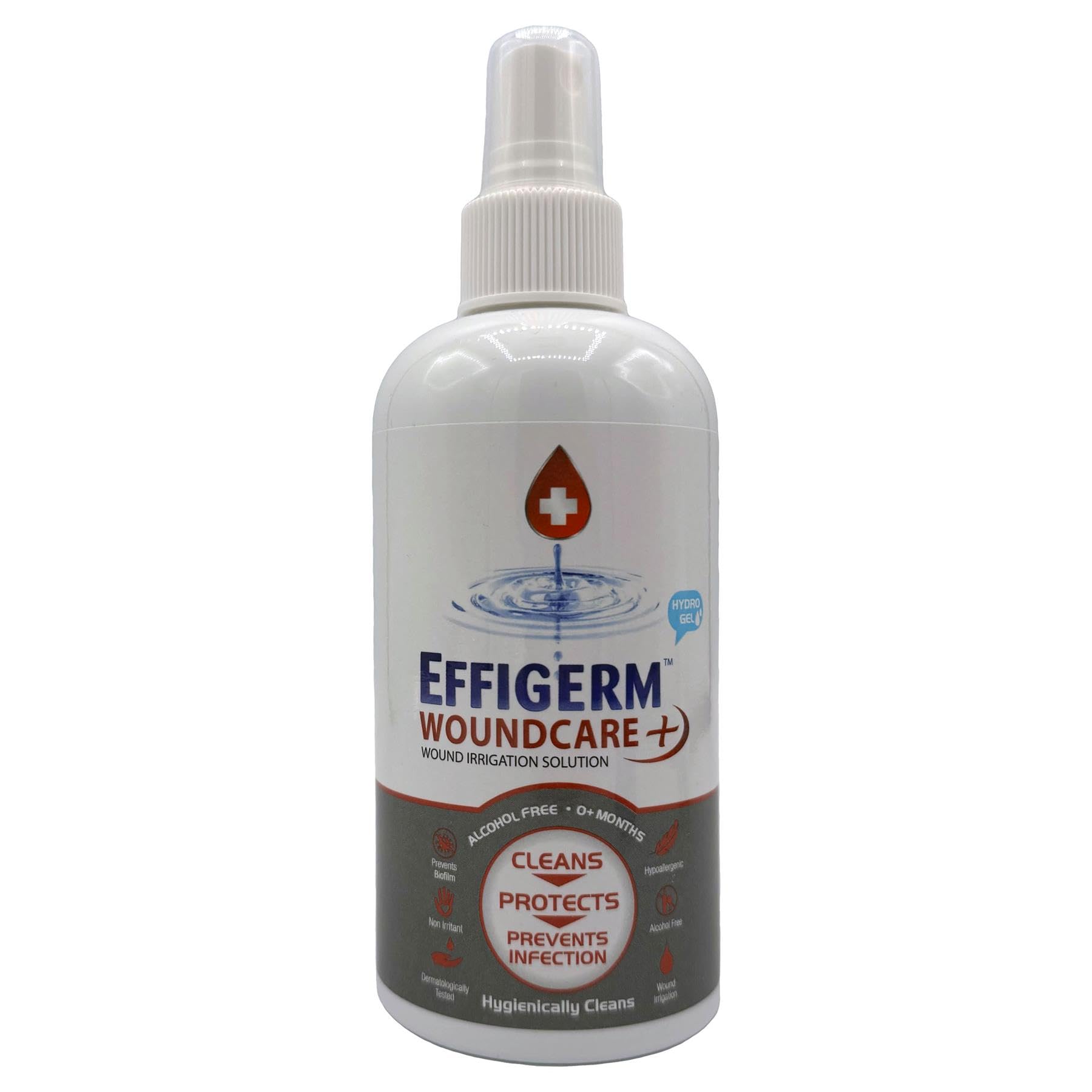 Hydrogel 250ml – Advanced Wound Care Gel with Hypochlorous Acid – No-Sting Relief for Hydration, Cleansing & Skin Repair – Long-Lasting & Shelf-Stable