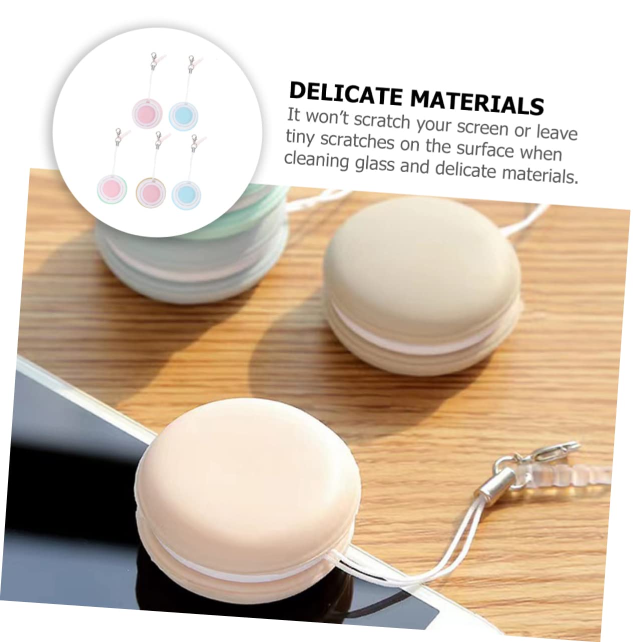 Healeved 20pièces Lingettes De Nettoyage Pour Écrans Et Lunettes Lot De Couleurs Aléatoires Essuie-écrans Pratiques Pour Téléphones Et Miroirs Doux Et Réutilisables