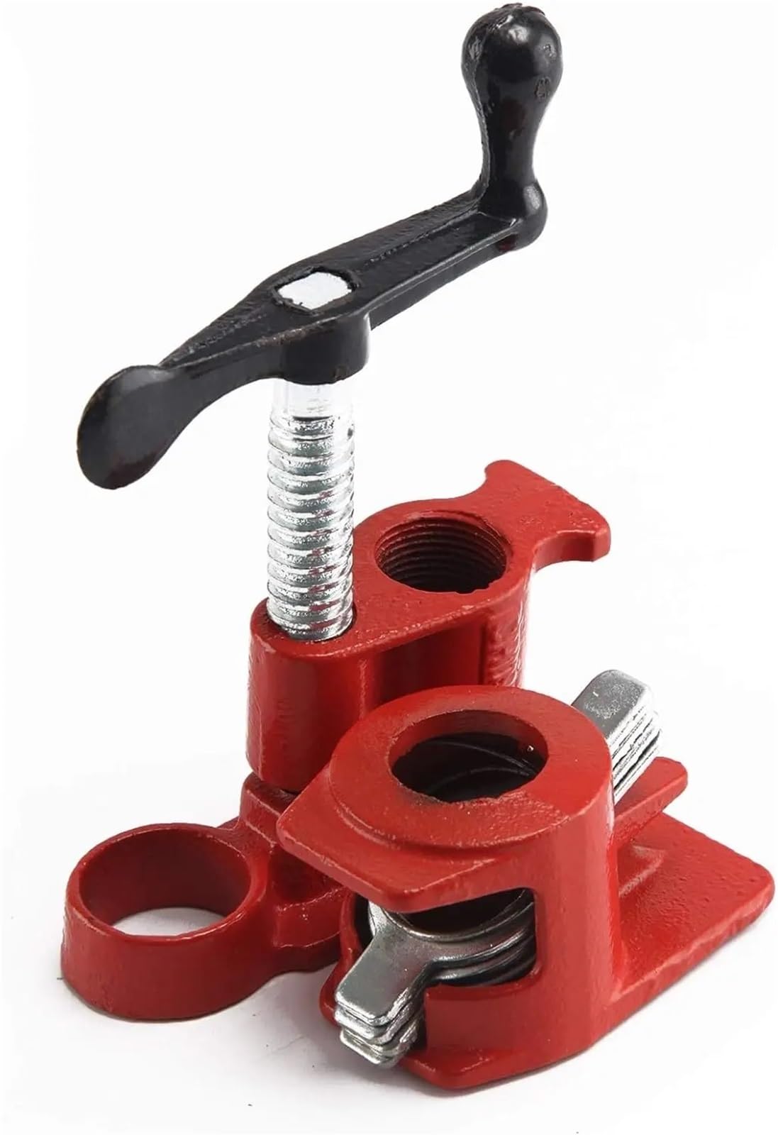 Zwcshuu One Color Pipe Clamp Woodworking 3/4'' Professional Wood Gluing Pipe Clamp Woodworking Cast Iron Heavy Duty
