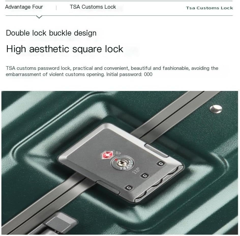 ☆頑強しっかりした作りの可愛い赤色スーツケース ダイヤル式鍵付