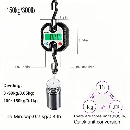Miniatura 3 de Báscula de elevación eléctrica simple, rápida y segura, báscula de levantamiento de pesas para pacientes, peso máximo de 330 libras, una báscula