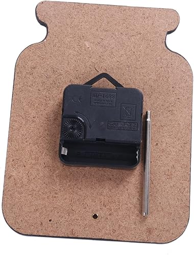 Miniatura 4 de Garneck Reloj de pared vintage Reloj de pared vintage con forma de botella Reloj de pared para sala de estar, reloj de pared fácil de leer, reloj de