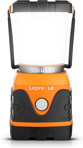 Miniatura 11 de Lepro Linterna LED de campamento de 1500 lúmenes, luz impermeable para tienda de campaña con 4 modos de luz, esenciales para camping, linterna
