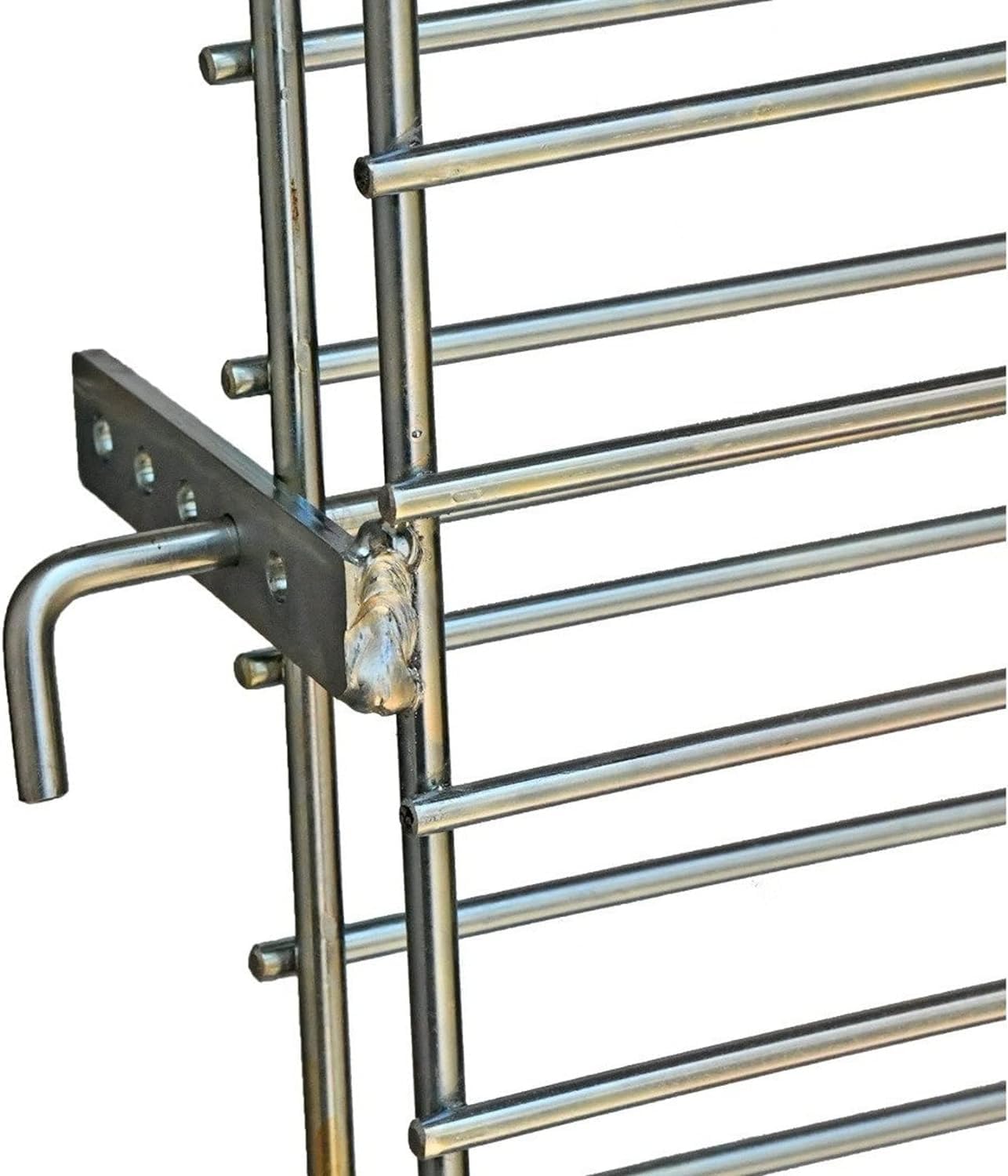 Griglia Argentina Per Asado | Parrilla Estaca Regolabile | 45,7x30,5 Cm | Per Carne Alla Brace - Foto 6