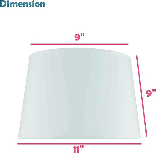 Miniatura 5 de Aspen Creative 38007 - Persiana de araña plegable imperio de transición, parte superior de 9 pulgadas x 11 pulgadas inferior x 9 pulgadas inclinada,