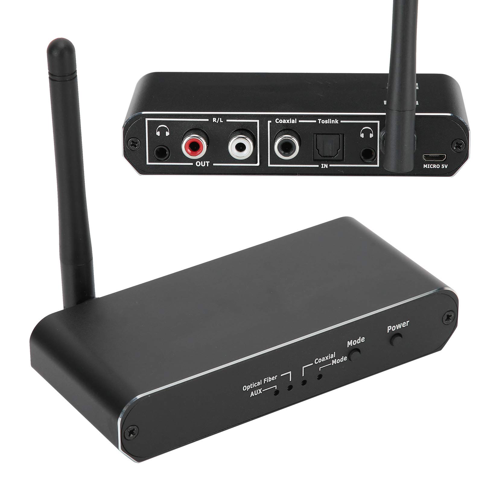 Transmisor Receptor Bluetooth - Señal de Audio Analógica de Conversión Coaxial de Fibra Óptica Digital y Transmisor Receptor de Audio Bluetooth - para TV/Máquina Recreativa