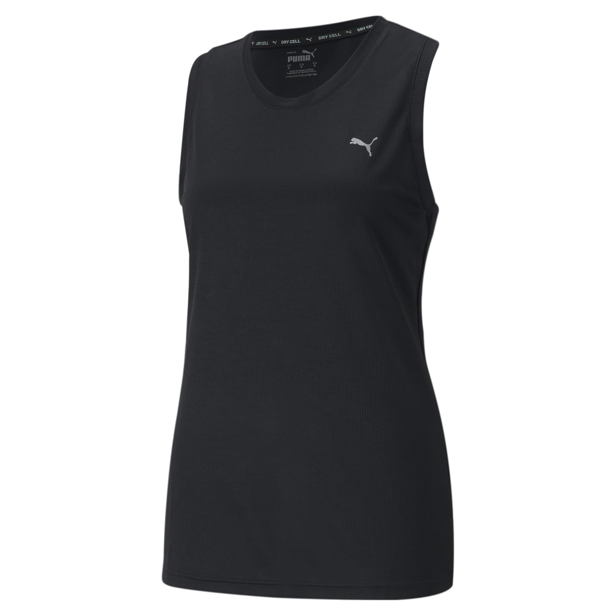 PUMA Women's Performance Tank T-Shirt, Black, XL