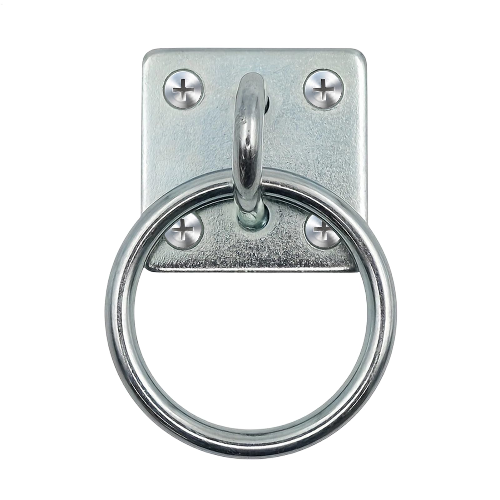 Hkuoeue Horse Tie Ring, Square Wall-Mounted Lock Loop, Horse Tack And Supplies, for Mounting Parts Training Hitching Grooming Trailer Cross Ties