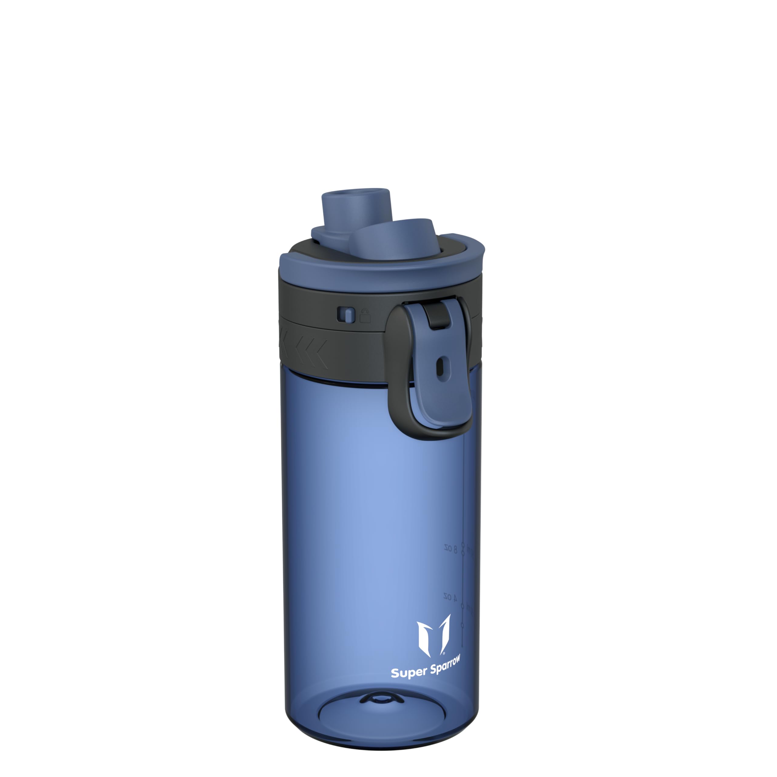 Super Sparrow Borraccia - 500ml/750ml/1L - Bottiglia Senza BPA, a Prova di Perdite - Borracce TouchGulp Flusso Rapido Con Un Clic per Scuola, Sportiva, Palestra
