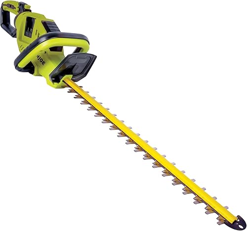 Miniatura 9 de Sun Joe Herramienta de cortasetos inalámbrica con mango giratorio, ligera y portátil, 24 pulgadas, 48 V, motor de 350 W, máquina de corte resistente