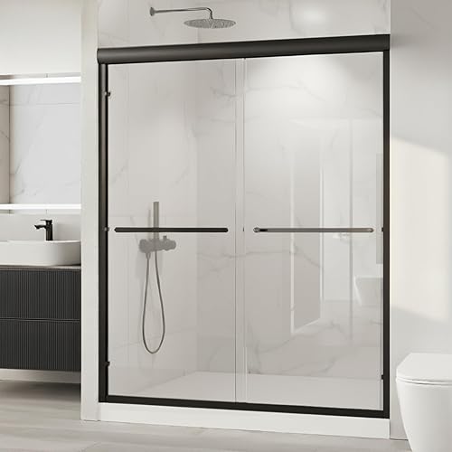 Shower Doors, 56–60'' W x 72'' H Sliding Glass Shower