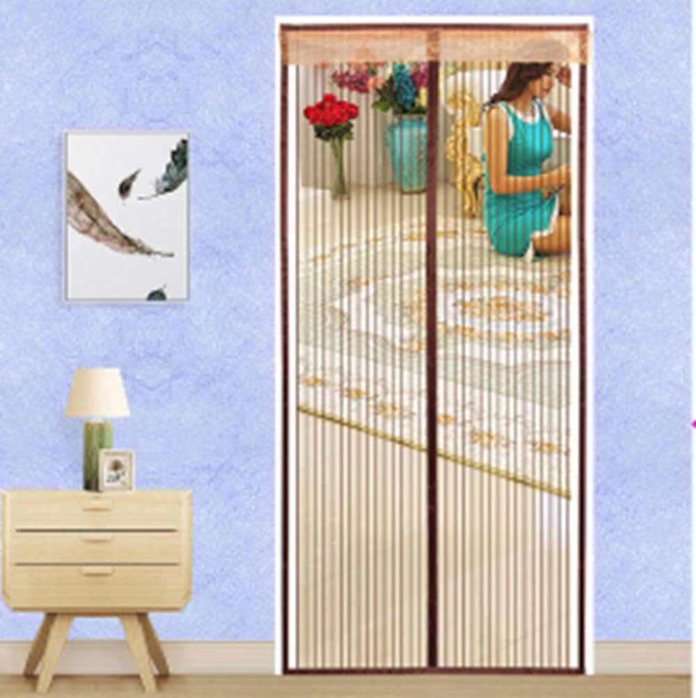 Fly Screen Door,Insect Screen Door Net Mesh Curtain Fits Door