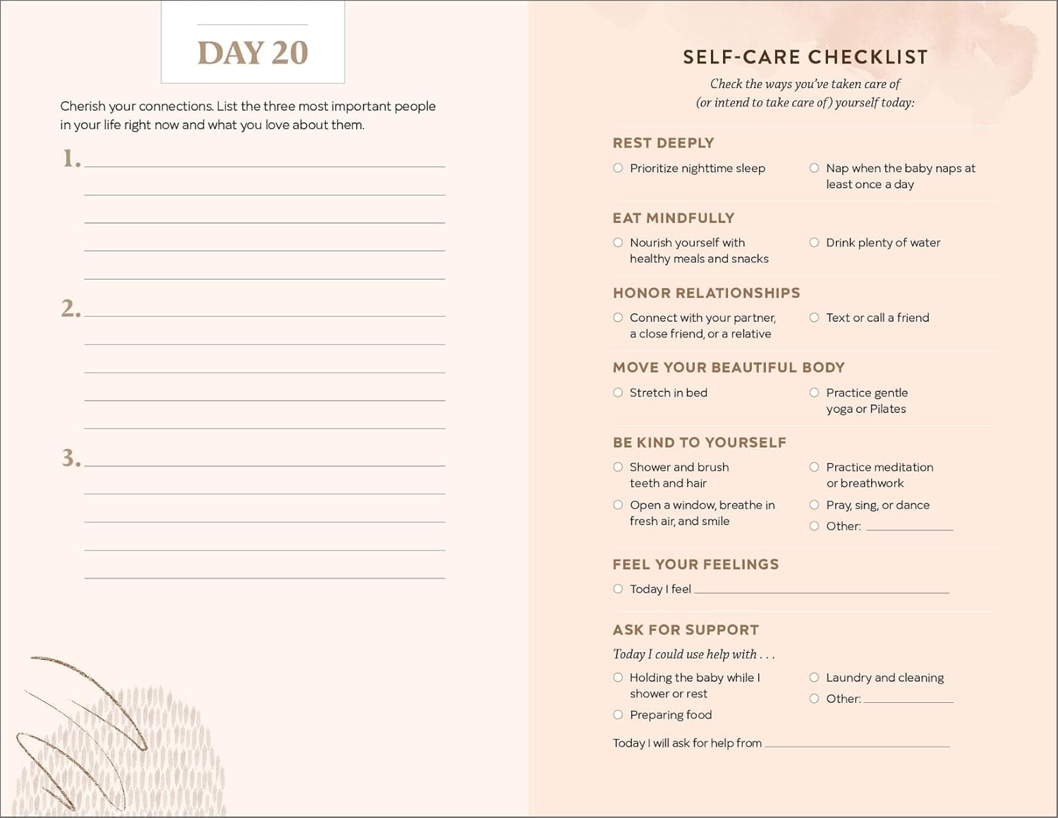 The First 90 Days After Birth: A Self-Care Journal for First-Time Moms - Image 2
