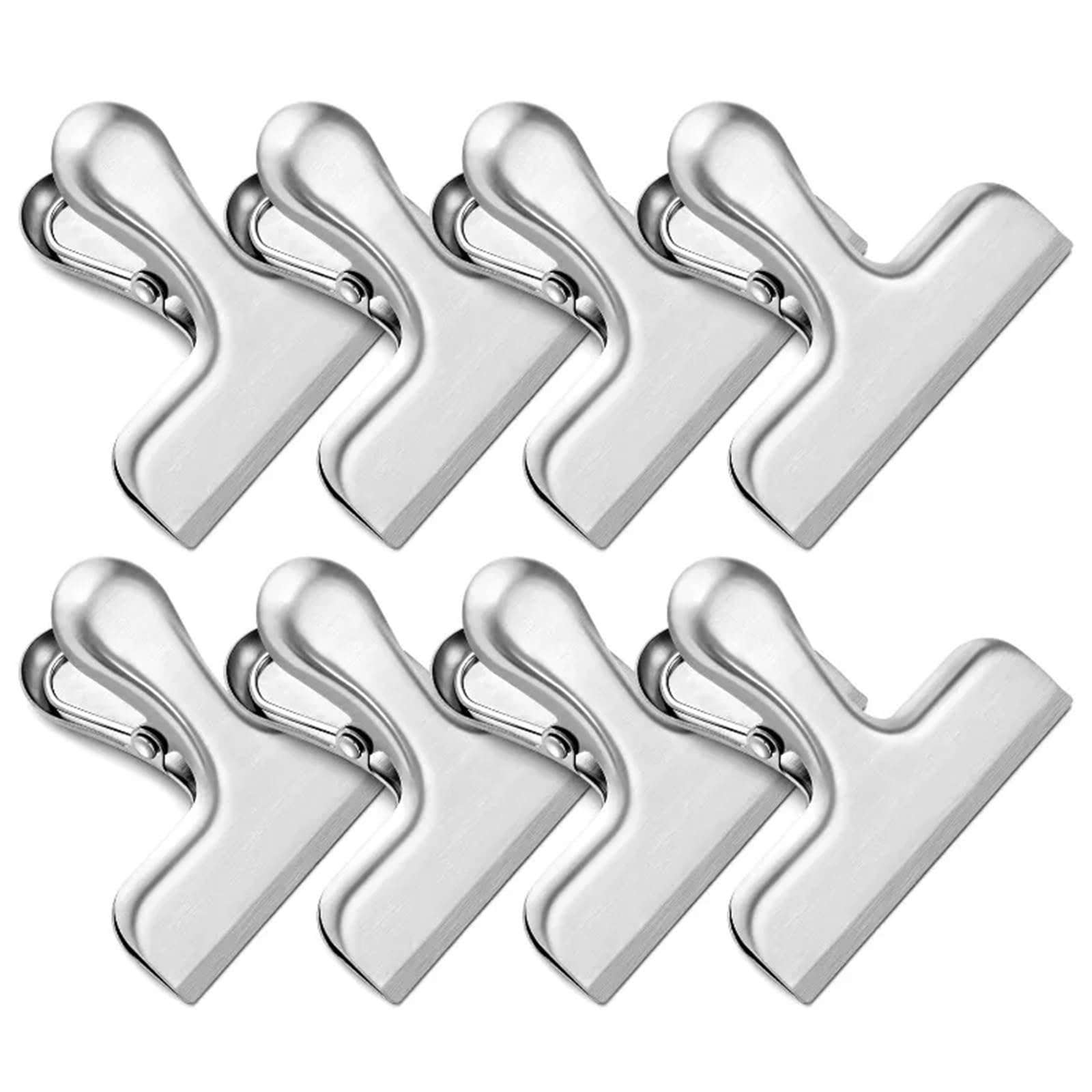 30PCS Stainless Steel T-shaped Sealing Clips for Food Storage