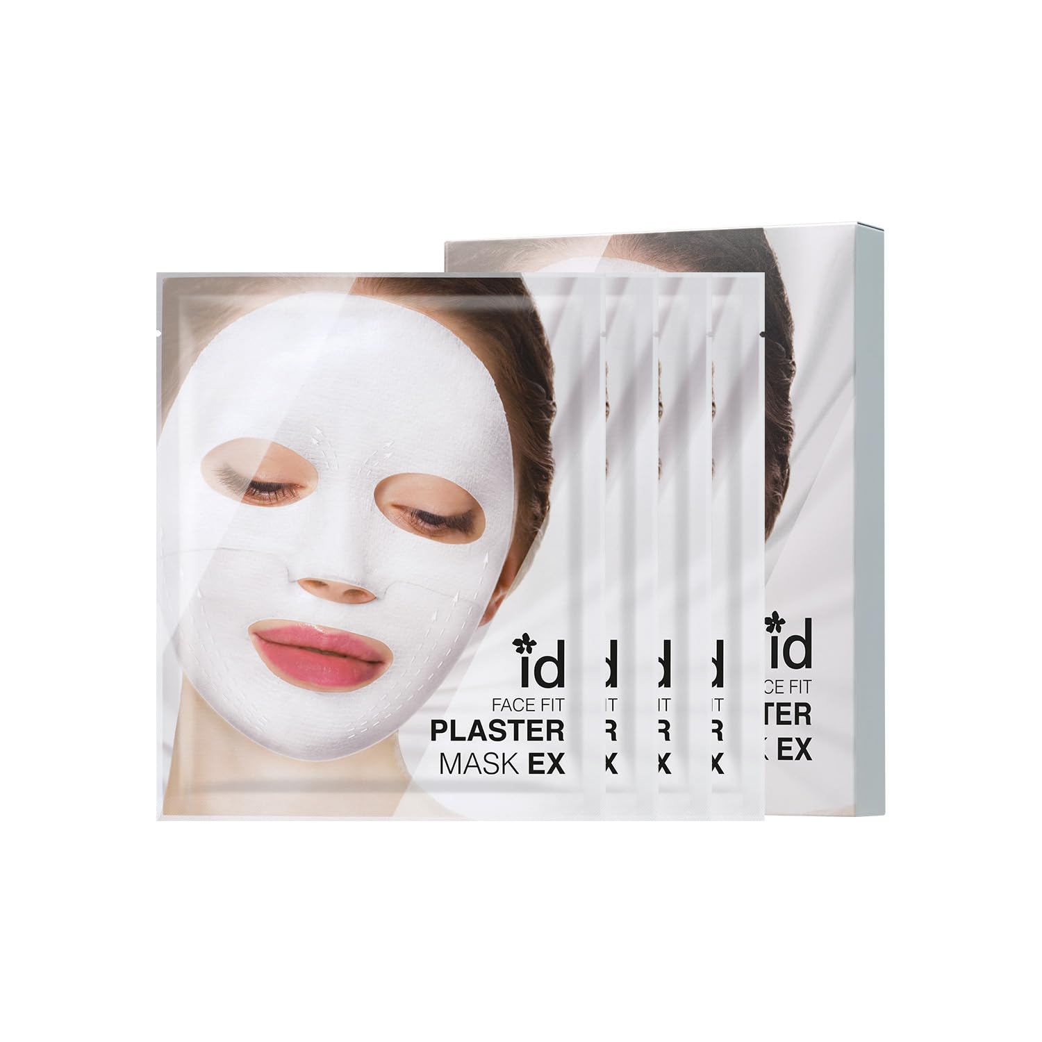 Amazon.com : idplacosmetics ID FACE FIT PLASTER MASK EX (4 Sheets