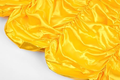 Miniatura 5 de ReliBeauty Disfraz de princesa para niñas pequeñas, disfraz con accesorios, amarillo