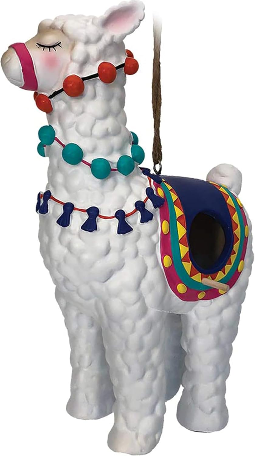 Spoontiques - Birdhouse - Garden Décor - Decorative Bird House for Yard and Garden Decoration - Hanging Novelty for Outdoor Patio - Two Bears