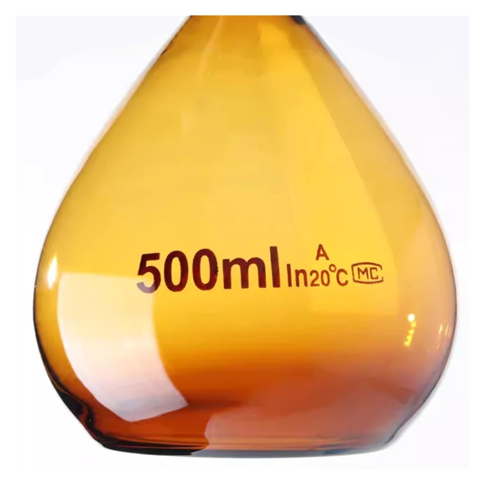 Messkolben, Laborschüttelkolben aus Borosilikatglas(25ml)