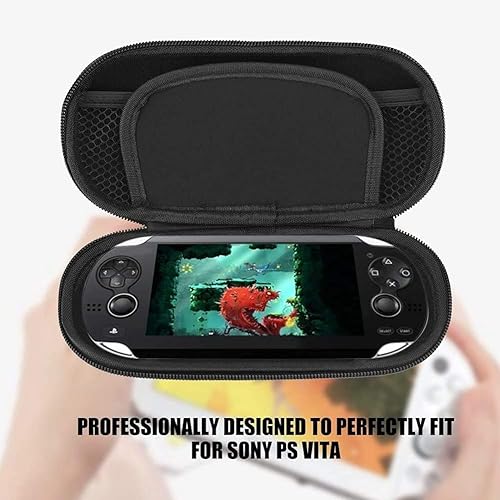 Miniatura 4 de Playstation Vita Carring - Funda portátil de viaje con cremallera, compatible con consola de juegos Sony PSVita 1000 2000 (negro)