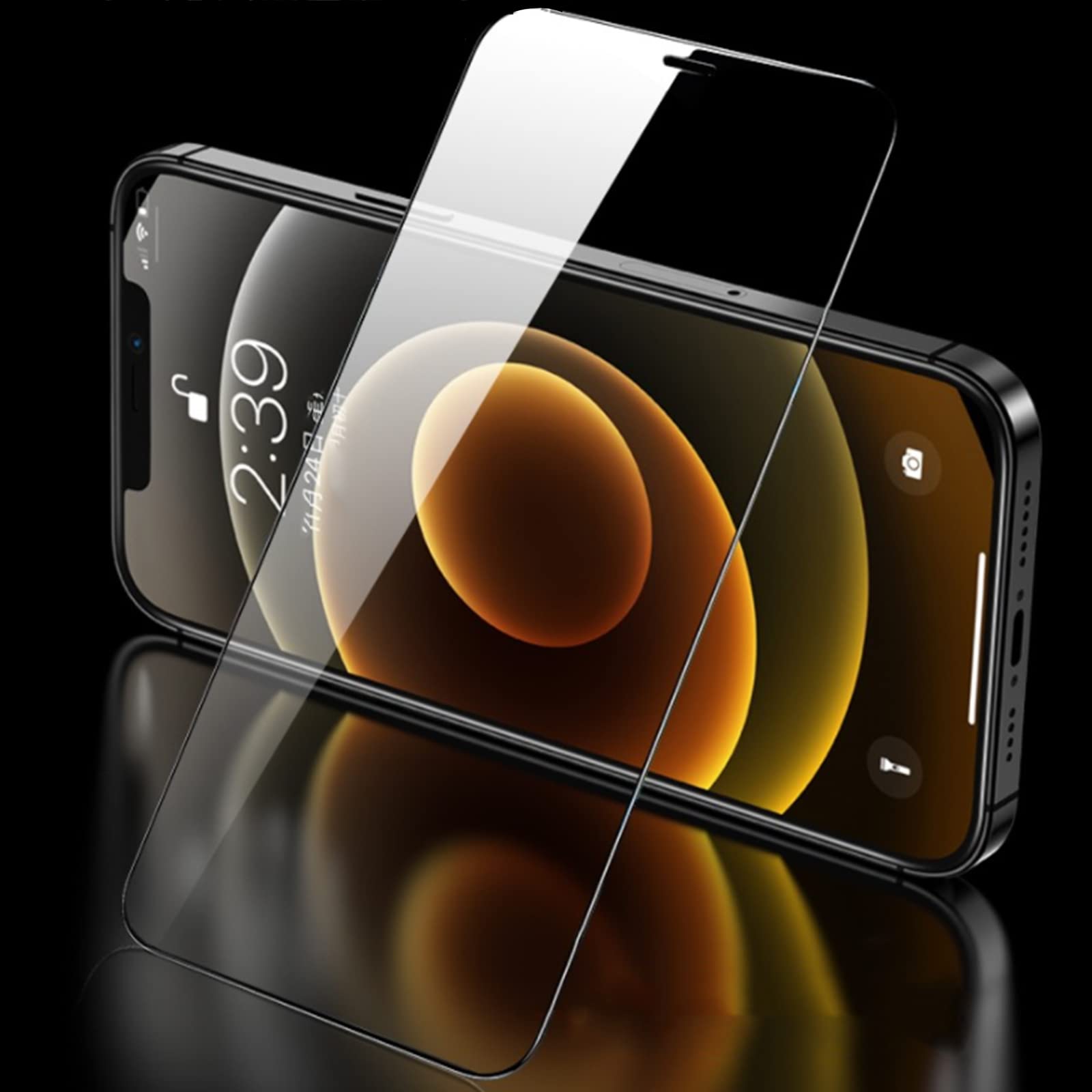 Amazon | ミラーフィルム アップル アイフォン 12 フィルム 専用 鏡