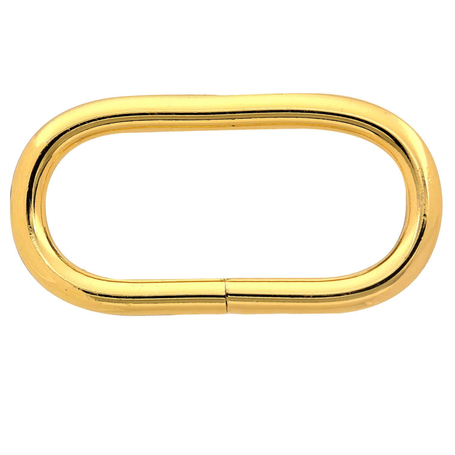 BIKICOCO 1-1/2'' Metal Oval Ring Buckle Loops Non Welded for Leather Purse Bags Handbag Straps Gold - Pack of 20 - Image 4