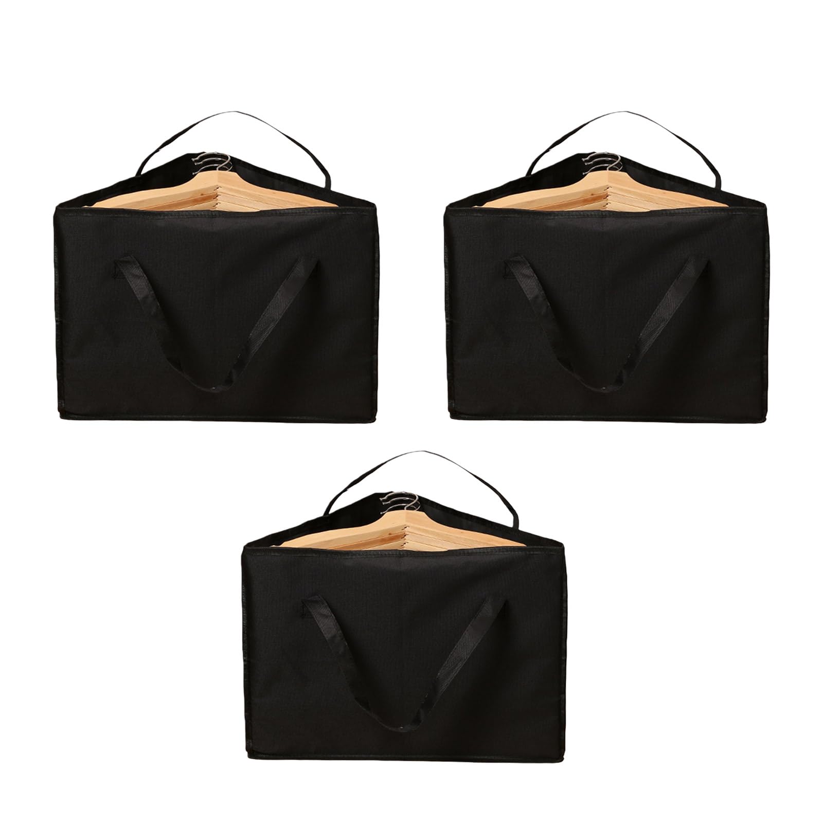 Tsophreniq Oxfords Cloth Hanger Organizers Bag Foldable Designs Space Saving Storage Solution for Household Use Foldable Bag