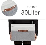 DECOMOMO Storage Box with Lid, Decorative Box, Large Storage Bins with Lid (Grey & White, 3 Pack with Flip Lid) | 3 Pack Storage Baskets for Shelves, Large Storage Box 15"L x 11"W x 11"H