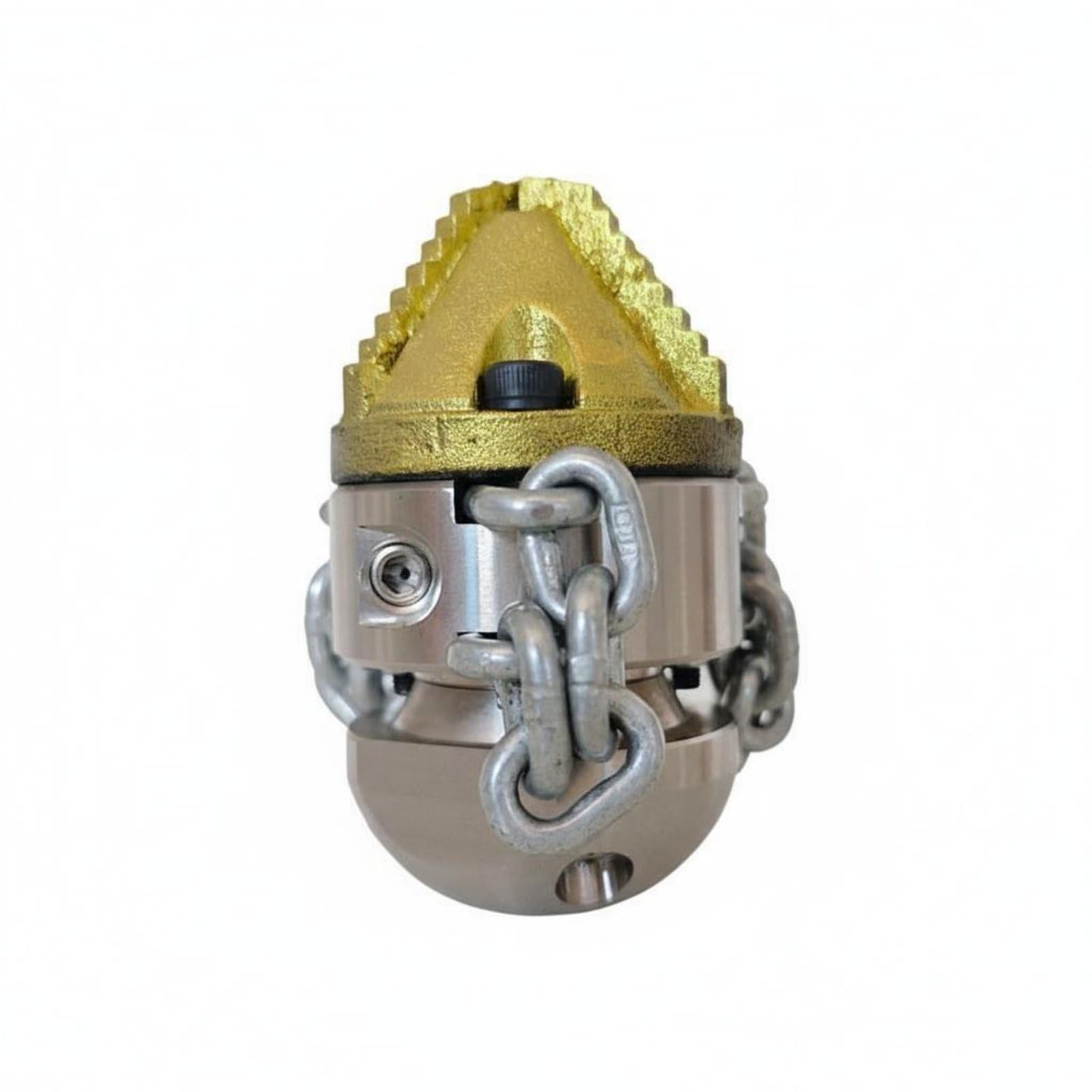 Industrial de Alcantarillado de Limpieza Giratoria con 3 Chorros Traseros y 4 Laterales Apta para Desincrustar, 0.8KG 1/2 Rosca
