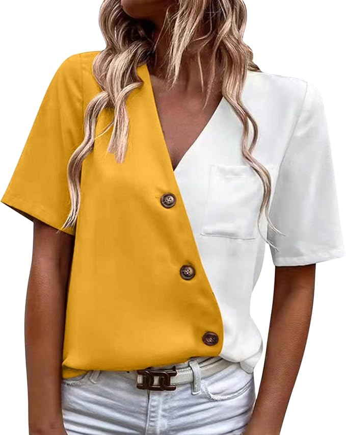 Amazon Churchwoo Tシャツ レディース 半袖 Tシャツ カットソー コットン レディース シンプル インナー フィット カジュアル デコルテ スポーティ ビジネス クラシックフィット セクシー 大きめ Tシャツ カットソー 通販