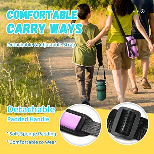 Nuovoware Water Bottle Carrier Bag, 750ml Bottle Pouch Holder - Image 3