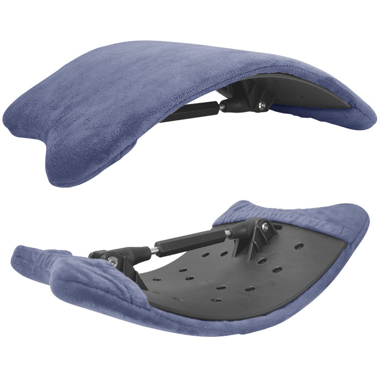 MSAFGYMSAFGY Multi-level back stretching device,lumbar plate back stretcher,back stretch support lumbar traction device back massager,sciatica,scoliosis (blue)