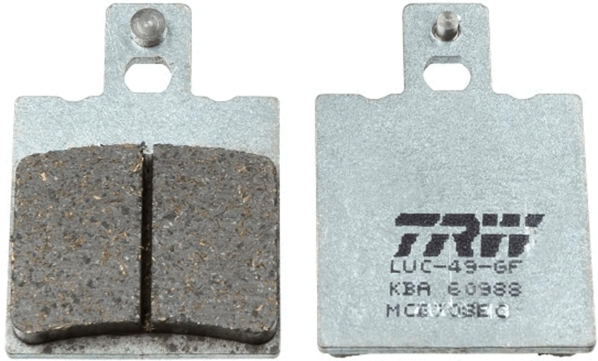 TRW Bremsbelagsatz Organic Eco Bremsbeläge Für Cagiva CUCCIOLO 1997 Vorderachse