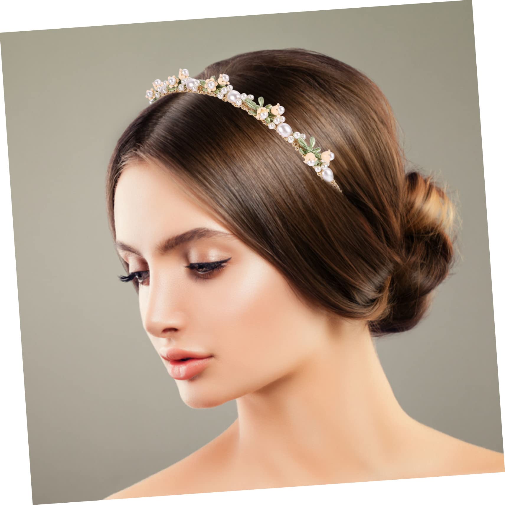 POPETPOP 3piezas Diadema Floral De Lirio Valles Para Novia Accesorios Elegantes De Boda y Fiesta Tocado Para Mujeres y Niñas Para Cumpleaños y Eventos Especiales