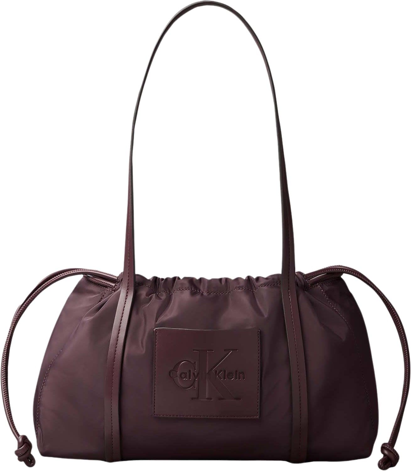 Calvin Klein Nylon Drawstring Satchel Baglv04f3703g - Bolso de mano Mujer