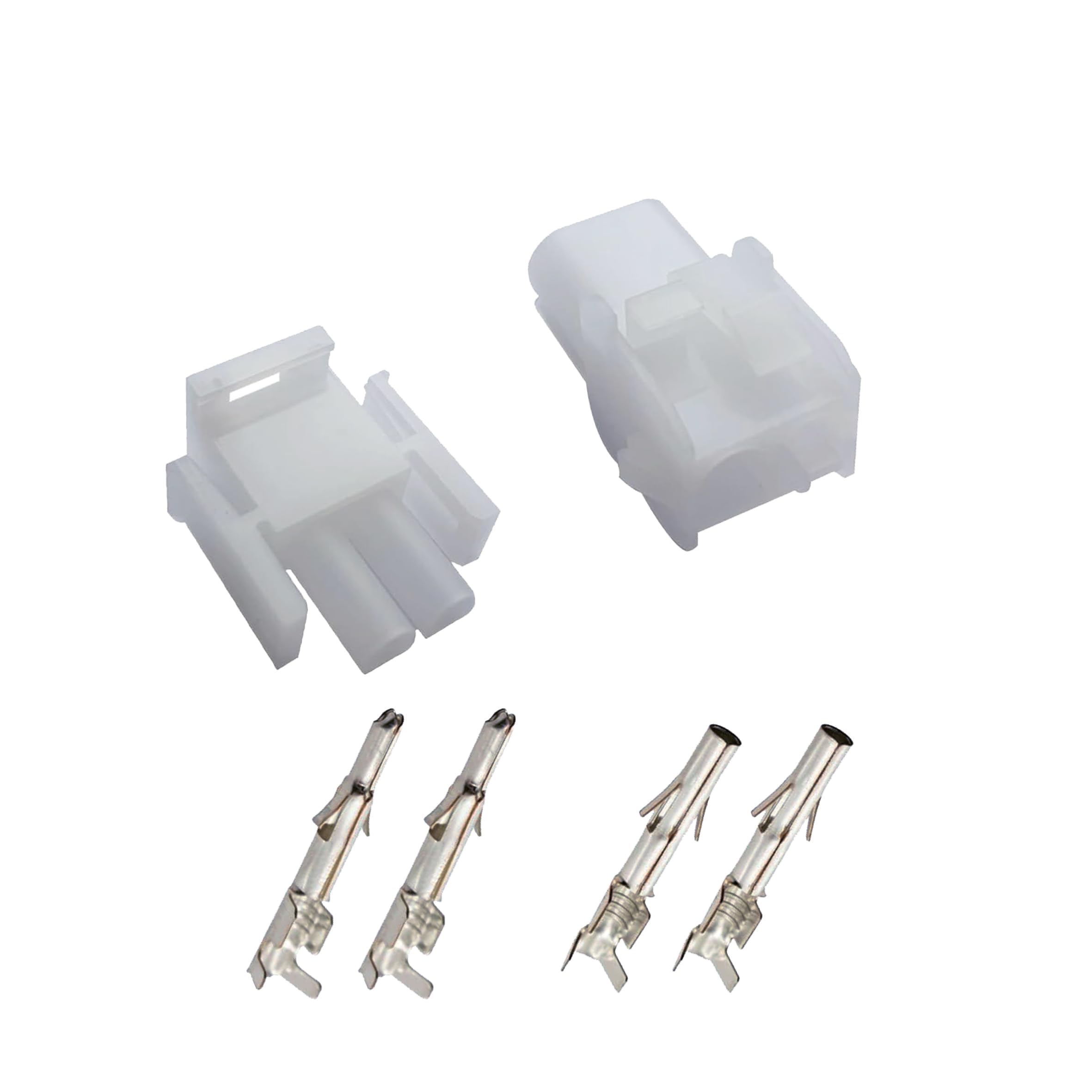 unlock seamless connections with 12 sets of standard .062 in. pin and receptacle connectors - perfect for molex compatibility, 3.68 mm pitch, 18-24 awg, free hanging design for effortless installation