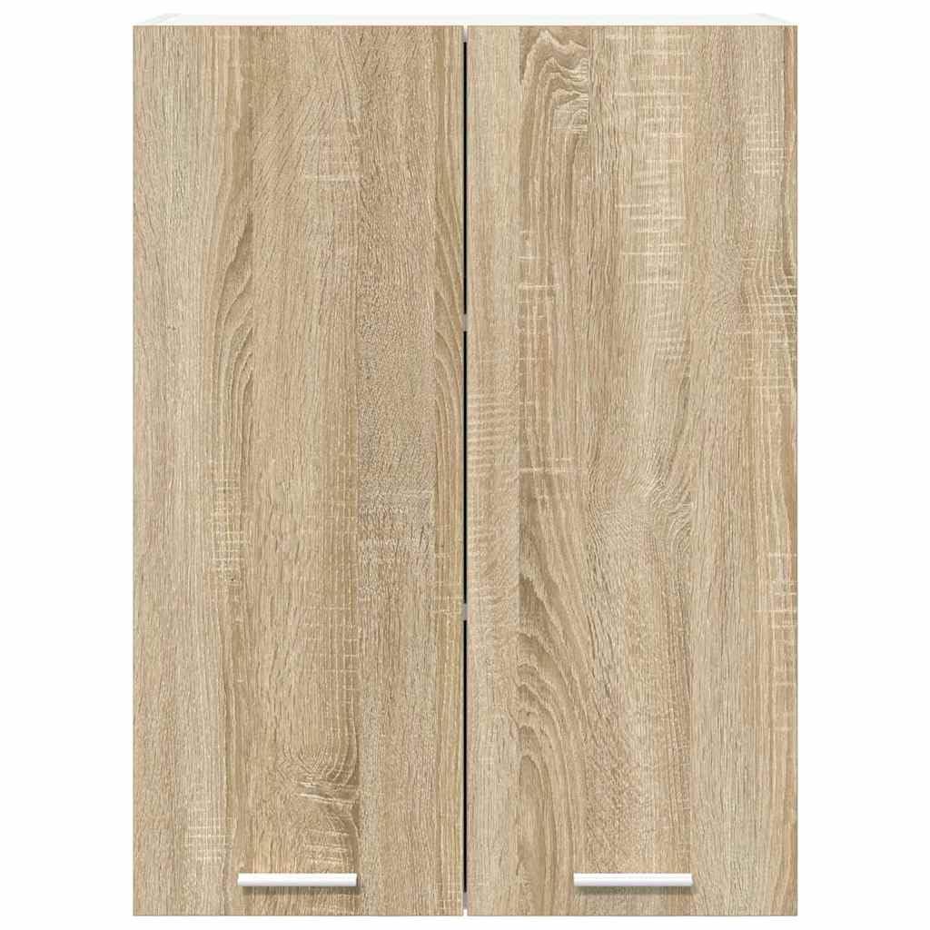 Hängeschrank Sonoma-Eiche, 60x31x80 cm, Holzwerkstoff, mit 2 Türen, Küchenschrank für Küche, Speisekammer & Lagerung, langlebig & modern