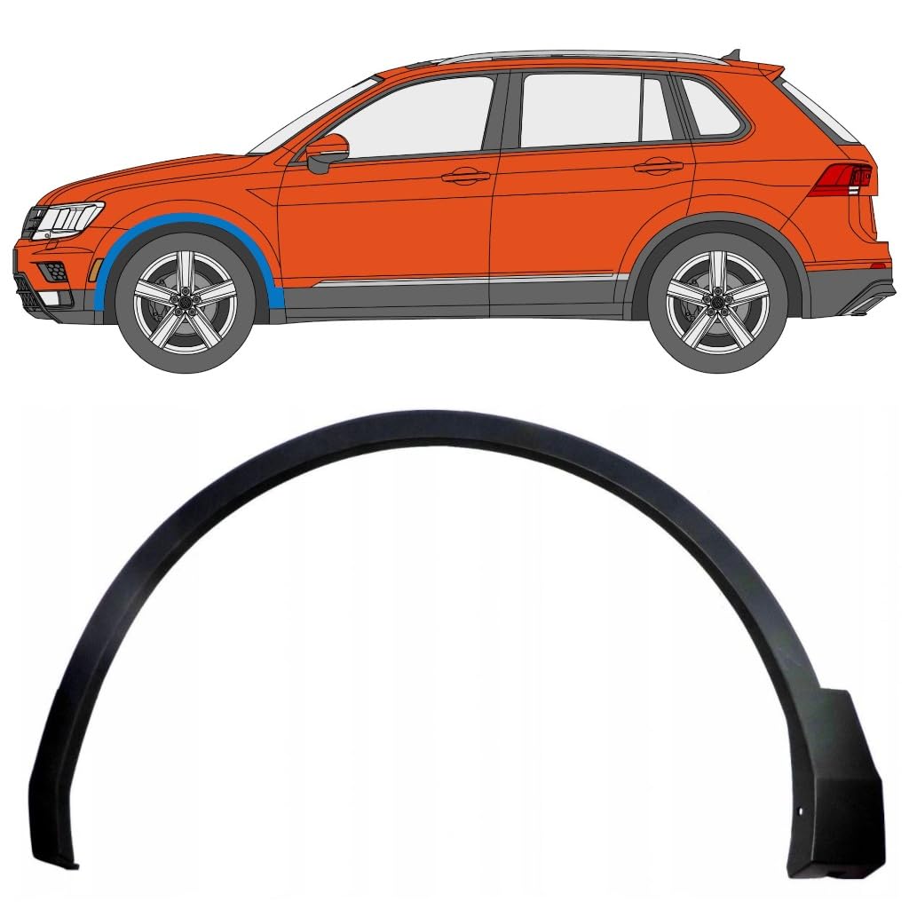 Seitenleiste Kotflügel vorne für Volkswagen Tiguan 2016-2024 / Links